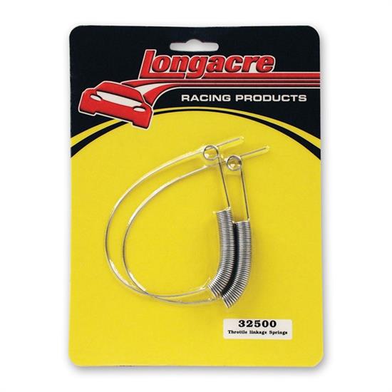 Longacre 32500 Replacement Throttle Return Springs, Pack of 2