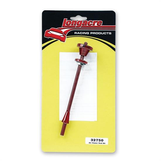 Longacre 32750 Aluminum Air Cleaner Stud Kit, 5/16 Inch Thread, Holley