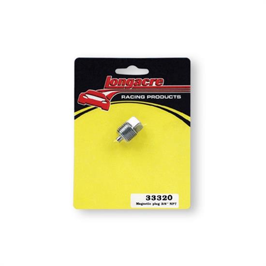 Longacre 33320 Magnetic Drain Plug, 3/8 Inch NPT, Each