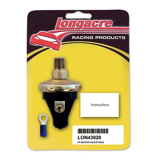 Longacre 52-43020 2-7 psi Adj. Fuel Pressure 1/8" NPT Sender Only