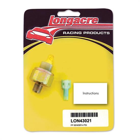 Longacre 52-43021 4 psi Fuel Pressure 1/8 in NPT Sender Only