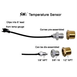 Longacre 52-43505 AccuTech SMi Temp Gauge Sensor, 100-340 Degree