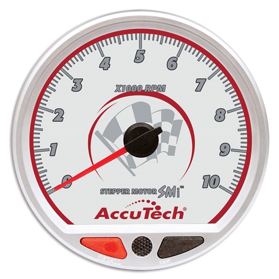 Longacre 44382 AccuTech Stepper Motor Memory tachometer, Silver