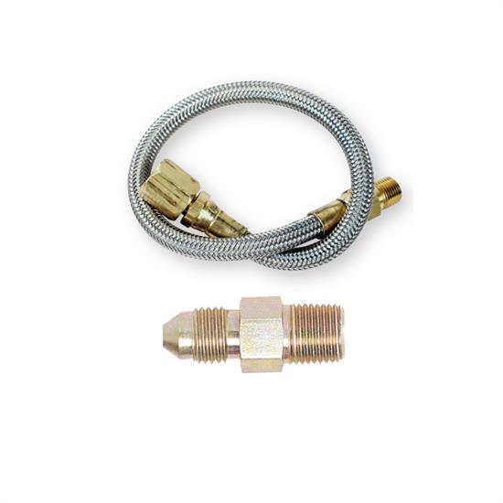 Longacre® 52-45040 Steel Braided Gauge Line, 48 Inch
