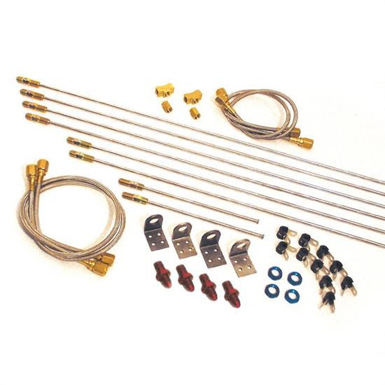 Longacre 52-45216 Complete Brake Line Kit - #4 AN