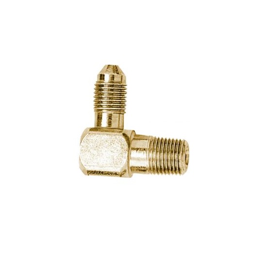 Longacre® 52-45233 Caliper fitting - 1/8" x #3 AN 90 degrees