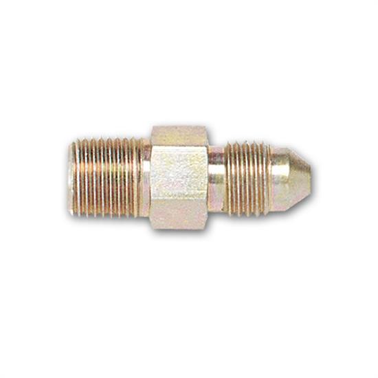 Longacre 45243 Caliper fitting - 1/8 in. NPT x #3 AN straight