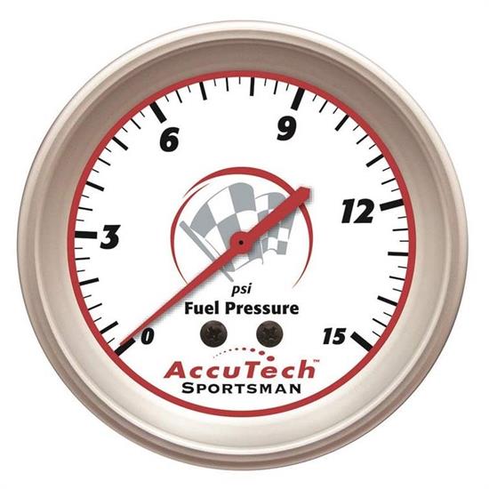 Longacre 52-46506 AccuTech Sportsman Mech Fuel Pressure Gauge