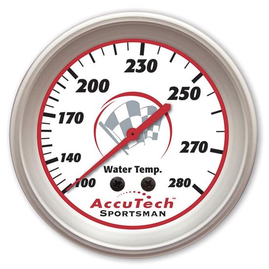 Longacre 46517 AccuTech Sportsman 2015 Aluminum Water Temp Gauge