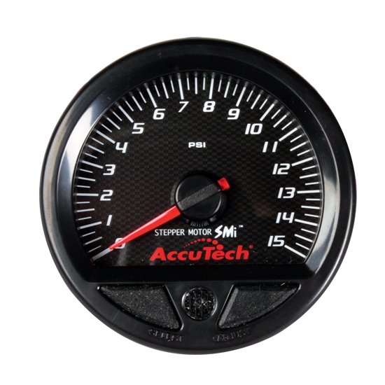 Longacre 46535 Stepper Motor Racing Gauge, Fuel Pressure 0-15 PSI