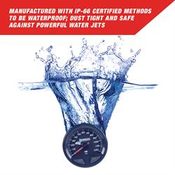 Longacre® 52-46741 SMi Elite Waterproof Oil Pressure Gauge