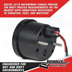 Longacre® 52-46863 Digital Elite Waterproof Tach., 2-5/8 Inch