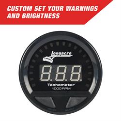 Longacre® 52-46863 Digital Elite Waterproof Tach., 2-5/8 Inch