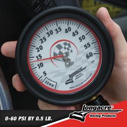 Longacre® 52-52001 Magnum 3-1/2 GID Tire Gauge 0-60 by 1/2 lb