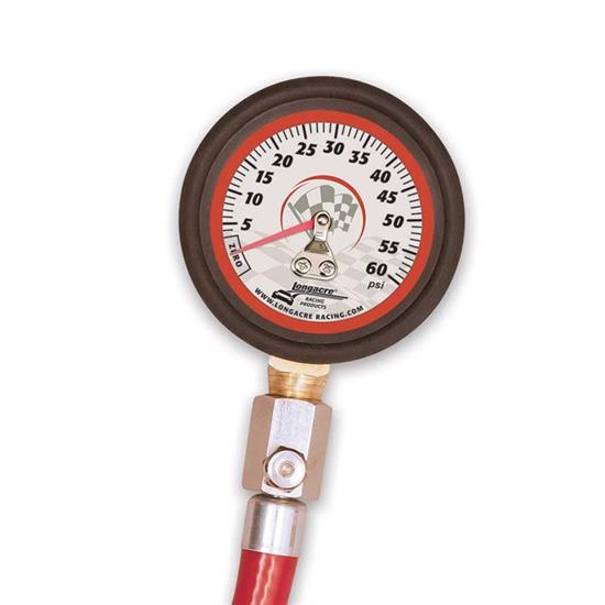 Longacre 52-52004 0-60 PSI Tire Pressure Gauge, 2 Inch