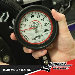 Longacre® 52-52011 Magnum 3-1/2 GID Tire Gauge 0-40 by 1/2 lb