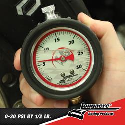 Longacre® 52-52022 Liquid Filled 2-1/2 Tire Gauge, 0-30 psi