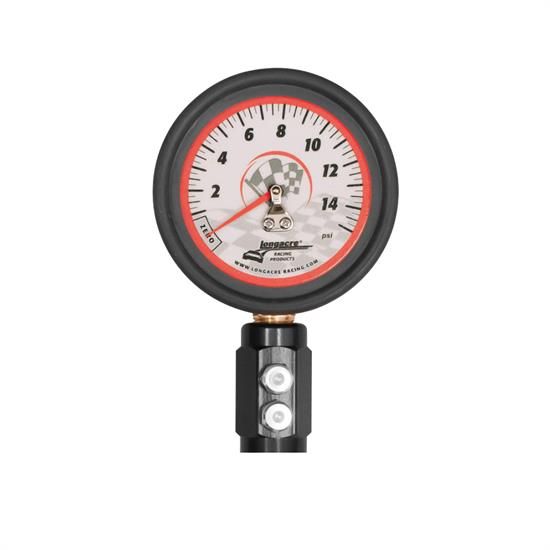 Longacre 52-52033 Tire Pressure Gauge, 2-1/2 Inch, 0-15 PSI
