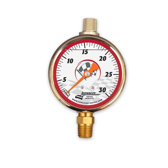 Longacre 52090 Liquid Filled 2 1/2 TPG Head Only 0-30 psi