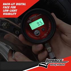 Longacre® 52-53003 Semi Pro Digital Tire Pressure Gauge, 0-60