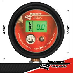 Longacre® 52-53003 Semi Pro Digital Tire Pressure Gauge, 0-60