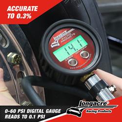 Longacre® 52-53008 Digital Quick Fill Tire Press. Gauge, 0-60