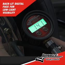 Longacre® 52-53008 Digital Quick Fill Tire Press. Gauge, 0-60
