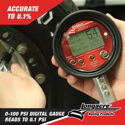 Longacre® 52-53050 Digital Tire Pres. Gauge 0-100 psi