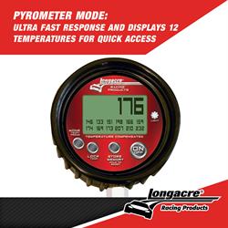 Longacre® 52-53050 Digital Tire Pres. Gauge 0-100 psi