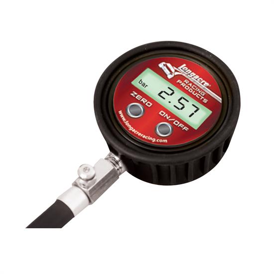 Longacre 52-53060 Pro Metric Digital Tire Pressure Gauge 0-4 Bar