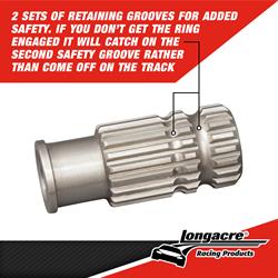 Longacre® 52-56605 Precision Fit Splined Hub Quick Disconnect