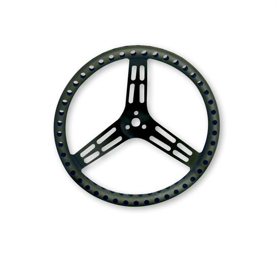 Longacre® 52-56838 15 in Uncoated Alum Drilled Steering Wheel