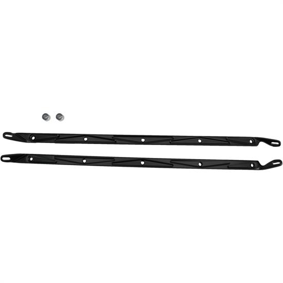 Eddie Motorsports MS374-37MB 1957 Chevy Hood Support Braces, Black