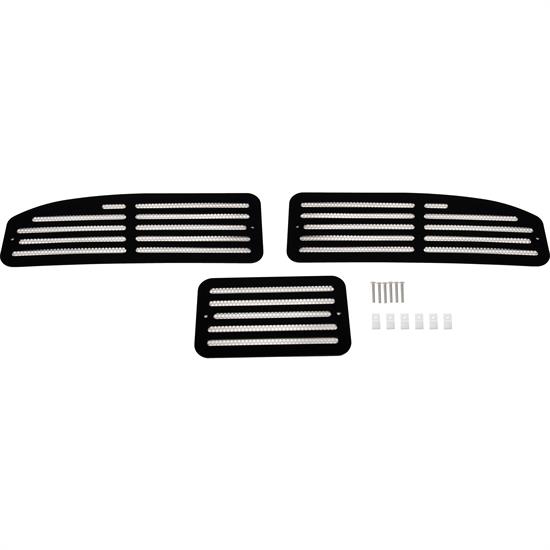 Eddie Motorsports MS275-30BK 68-72 Chevy/Pontiac Cowl Vents, Black