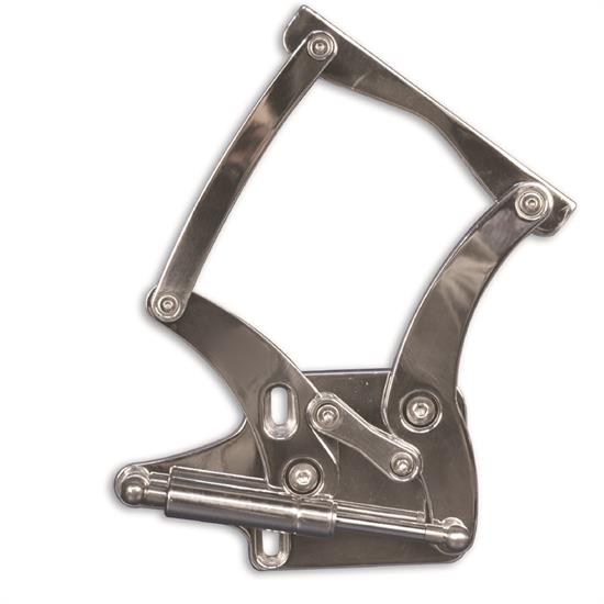 Eddie Motorsports MS149-80P Aluminum Hood Hinges, 1964-66 Mustang