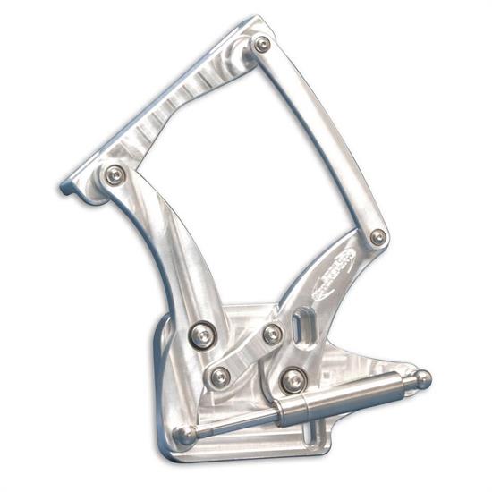 Eddie Motorsports MS149-80M Aluminum Hood Hinges, 1964-66 Mustang