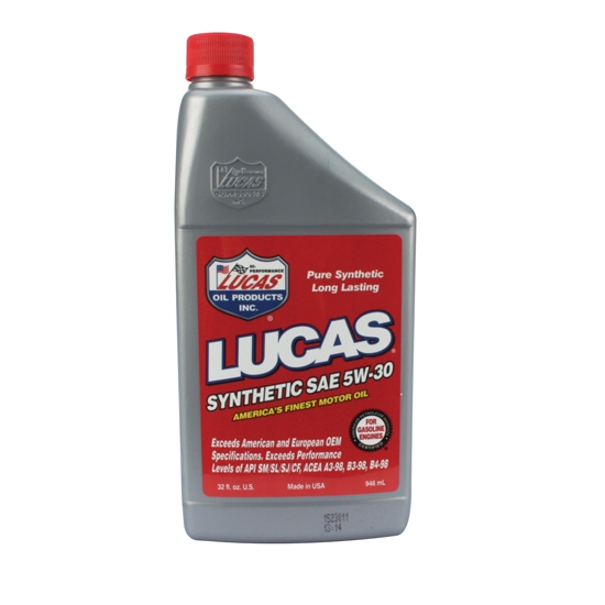 Lucas Oil 10049 SAE 5W30 Synthetic Engine Oil, 1 Quart