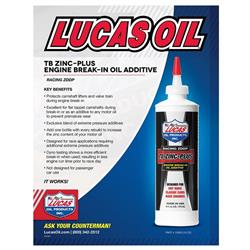 Lucas 10063 Engine Break-In Oil Lube Additive, 16oz
