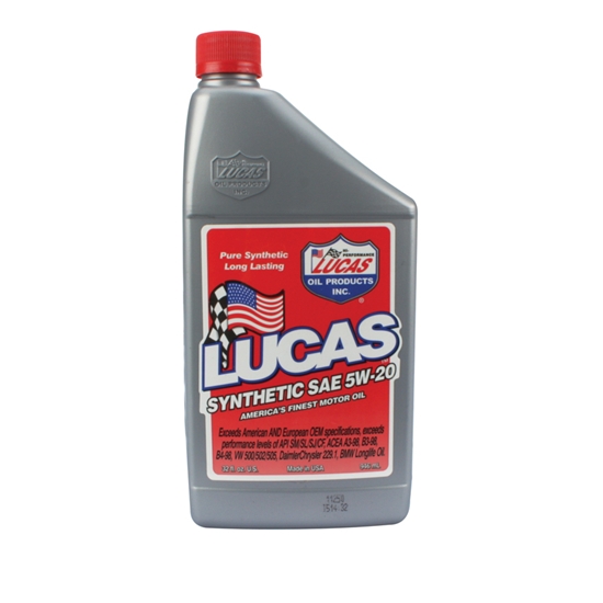 Lucas Oil 10082 SAE 5W20 Synthetic Engine Oil, 1 Quart