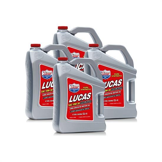 Lucas Oil 10570 SAE 10W-30 Magnum CJ-4 Synthetic Oil, 4 Gal