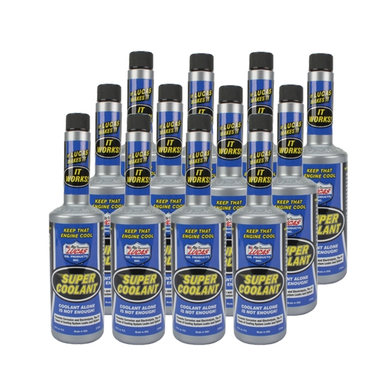 Lucas 10640 Super Coolant Additive, Case of 12 Bottles
