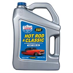 Lucas 10683 10W40/Beehive Filter Hot Rod Oil Change Kit, 5 Quart
