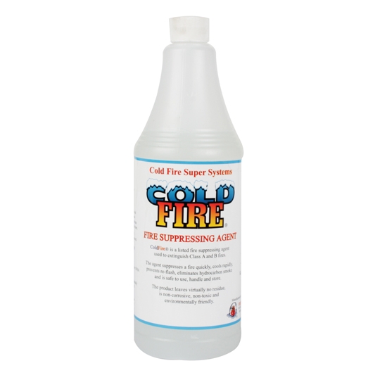 Cold Fire Suppression System - Fire Suppressing Agent