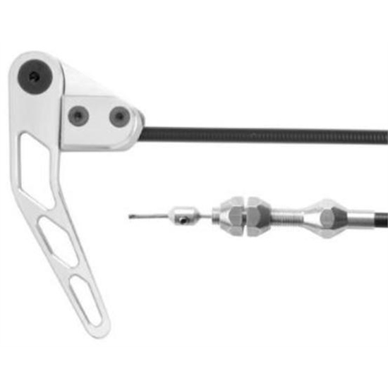 Lokar TR-1200U Trunk Release Cable Kit, Black Housing