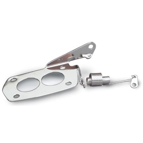 Lokar TRP-4003 Tri-Power Throttle Cable Bracket and Springs, Stainless