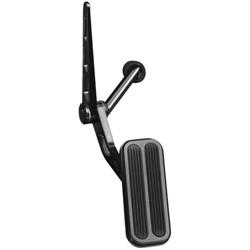 Lokar XBAG-6074 55-57 Chevy Black Billet Alum Throttle Pedal Assembly