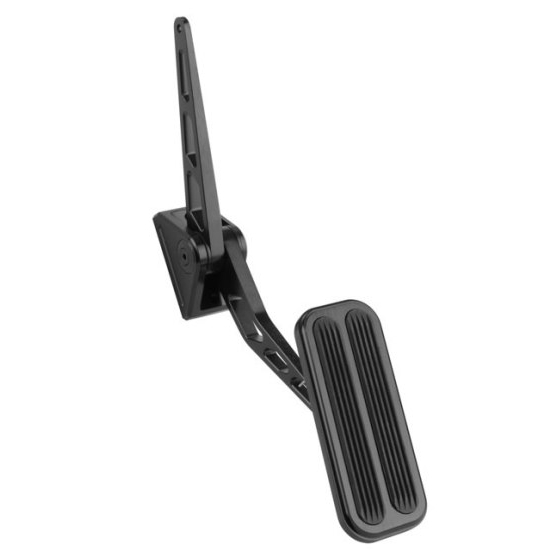 Lokar XBAG-6148 Competitor Centered Alum Throttle Pedal Assembly Black