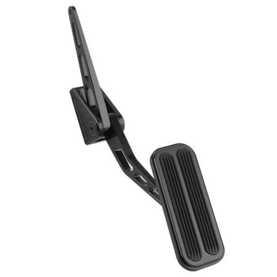 Lokar XBAG-6149 Competitor Vertical Offset Throttle Pedal Assembly Blk