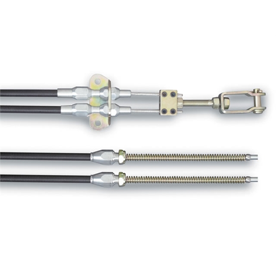 Lokar EC-80FUTB T-Bird Emergency Brake Cables, Black Housing