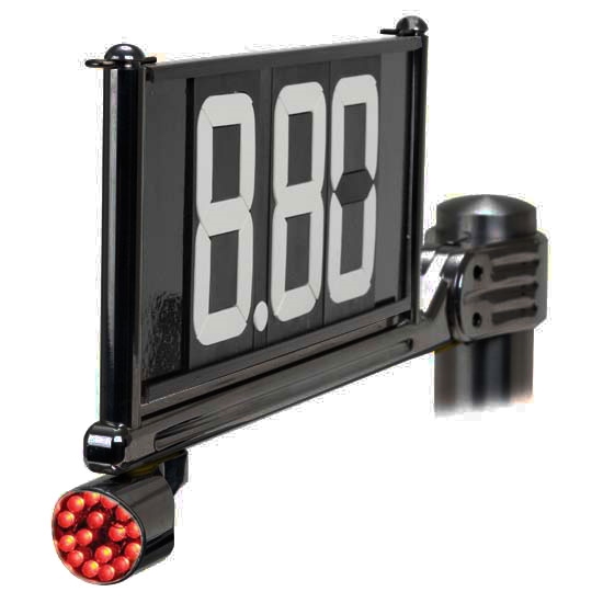 Lokar 1110157 Billet Safety LED Taillight for Lokar Dial-in Board, BLK